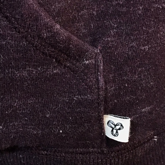 TNA ARITZIA FULL ZIP HOODIE WINE BURGUNDY EMBROIDERED LOGO SIZE M - Picture 10 of 15